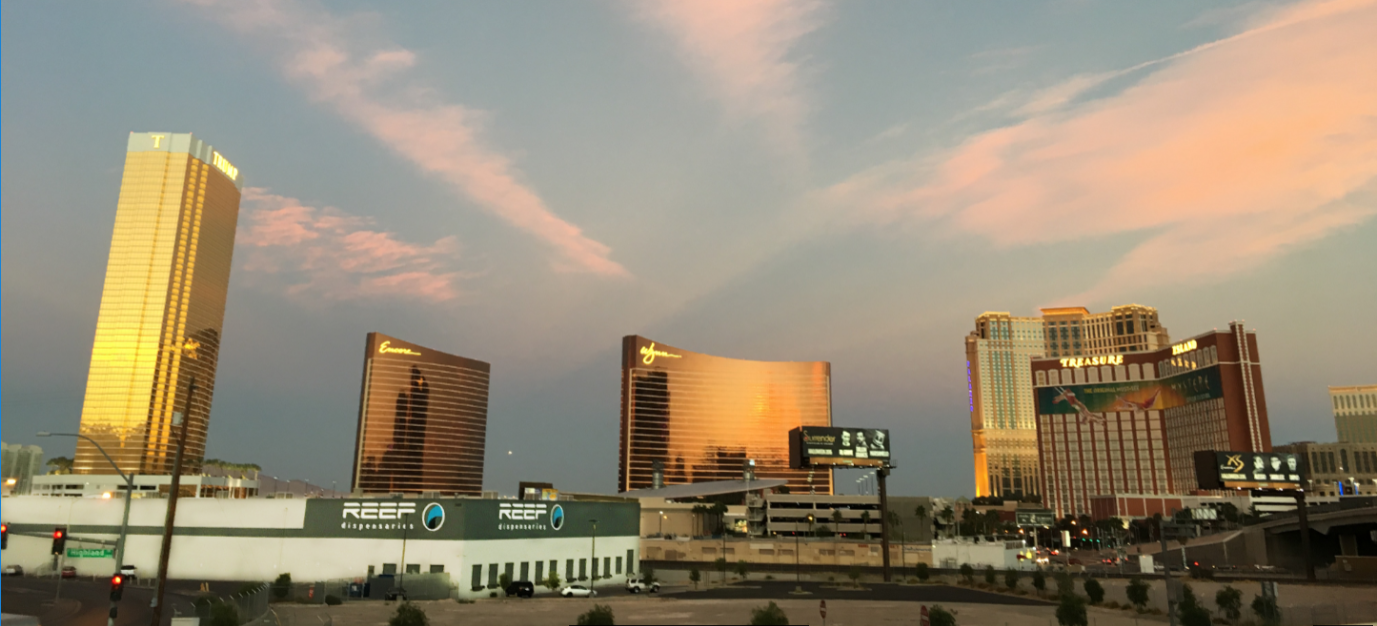 Reef Vegas Strip Sunset